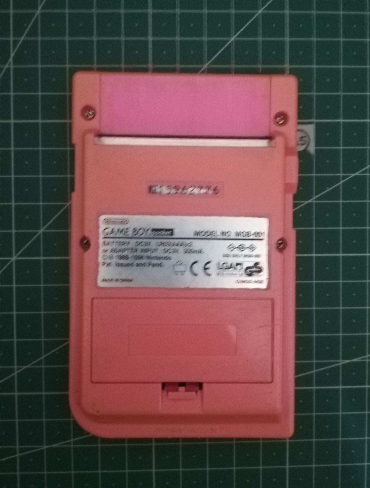 Game boy pocket rosa ecrã ips