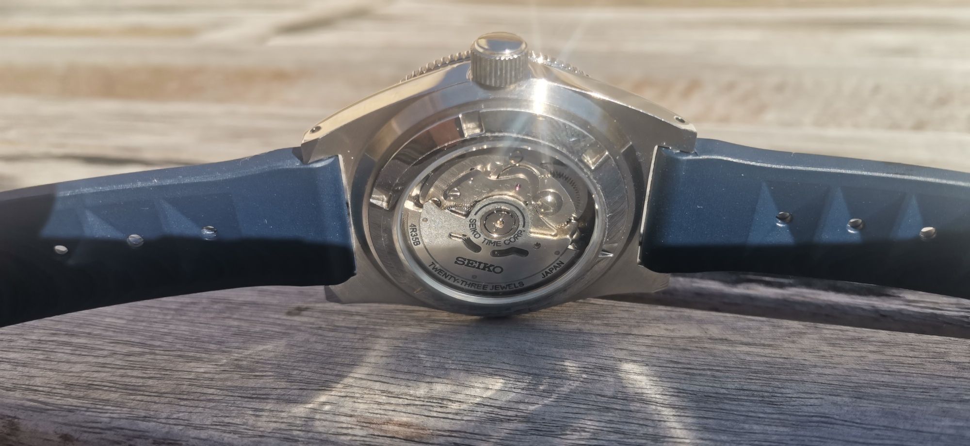 SEIKO mod reencarnação atual 62mas AZUL safira