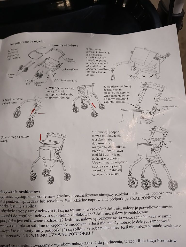 Balkonik , Podpórka ARmedical AR-026