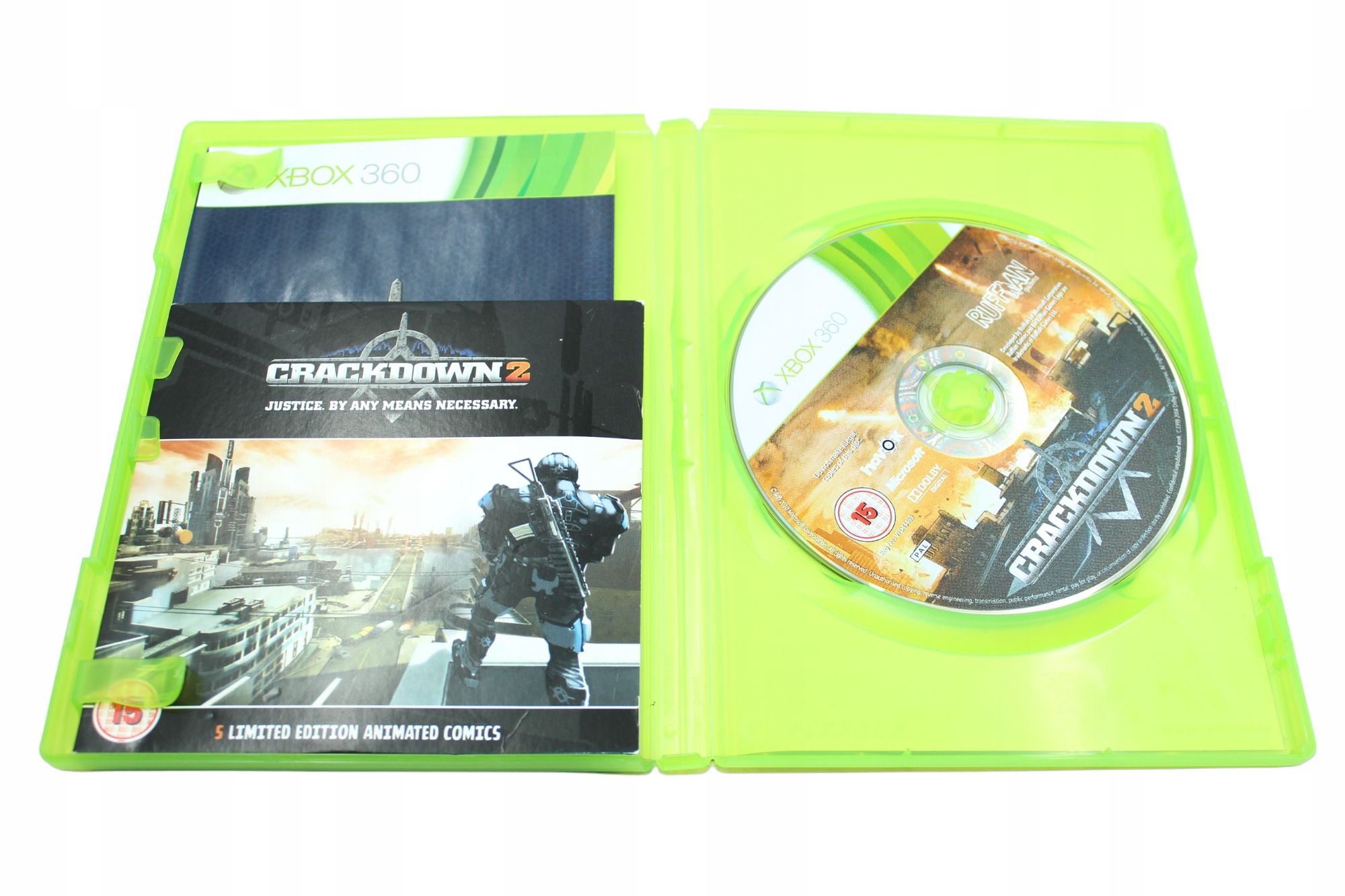 Crackdown 2 Limited Edition Animated Comics Plakat X360 Xbox 360