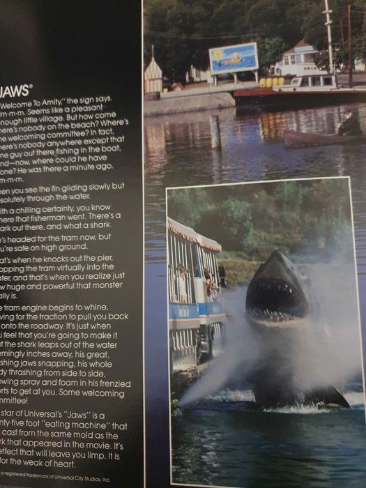 Belíssimo Guia Universal Studios Tour Hollywood - 1986/1987