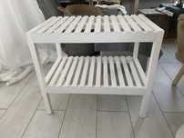 Ikea MUSKAN ławka biała 58x38 cm - stan bdb+