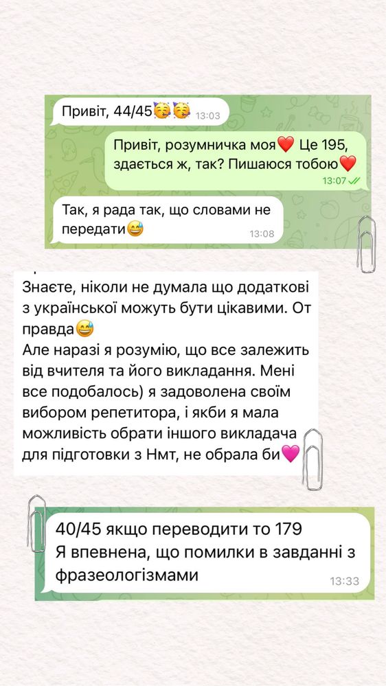 НМТ на 190+ / РЕПЕТИТОР з української мови / Мотиваційний лист