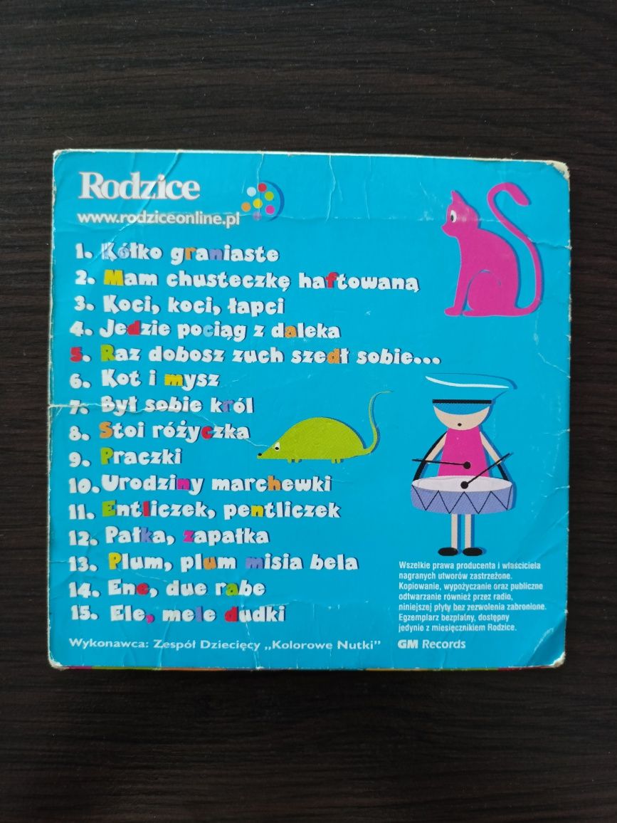 Piosenki dla najmłodszych - Płyta CD