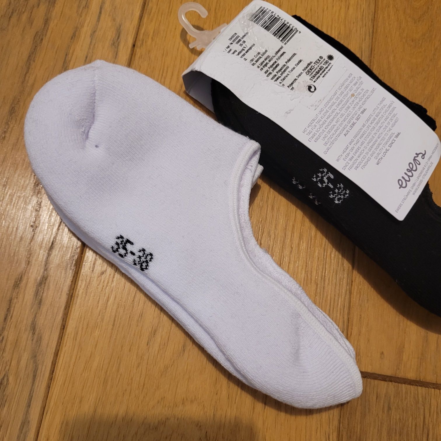 Nowe Skarpety Ewers skarpetki stopki balerinki socks
Rozmiar: 35-38
2