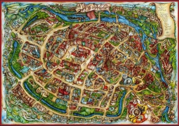 Mapa Wrocławia wg artysty terrorysty