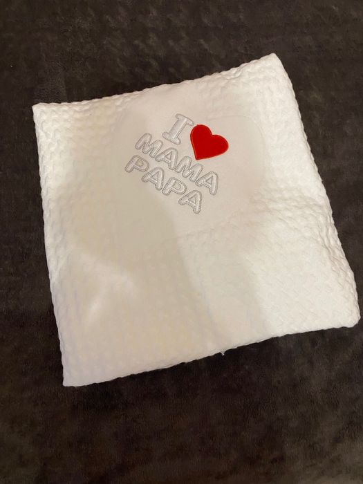 Дитячий плед з мереживом (з утепленням зсередини)