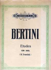 Stare Nuty na fortepian - Bertini - Etiudy op. 100 Unikat !!!