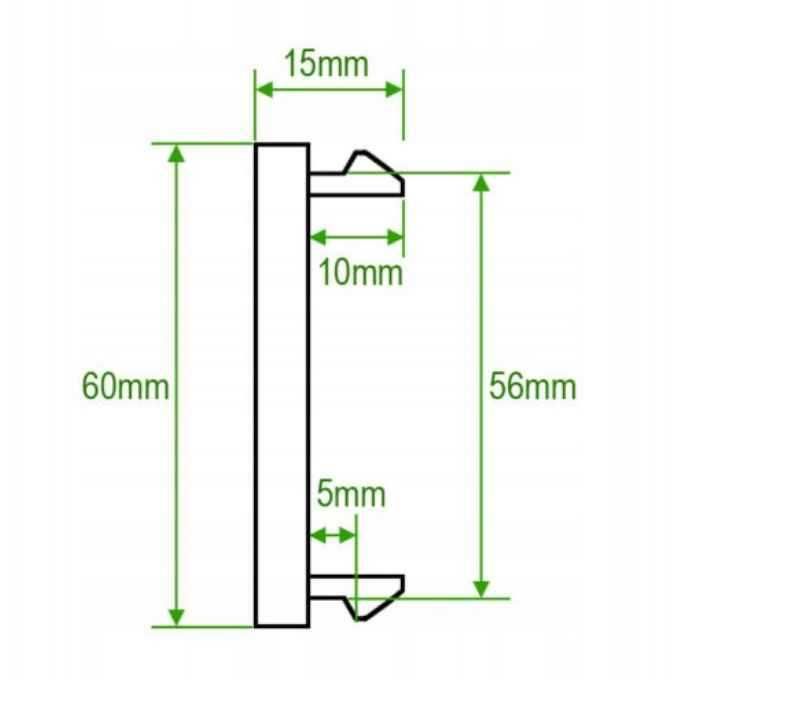 Dekieleki  VOLKSWAGEN Znaczki ALUFELG 60 mm  60/56 DEZENT (OL21D)