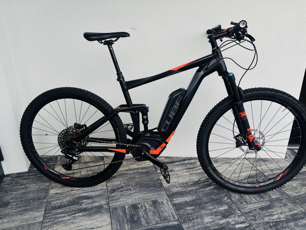 Elektryczny Cube Stereo Hybrid SL 120, FOX, Sram X0