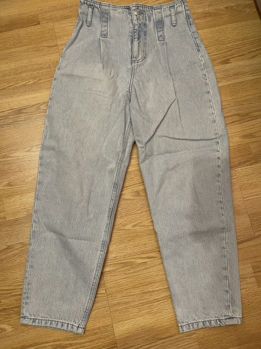 zara джинсы мом