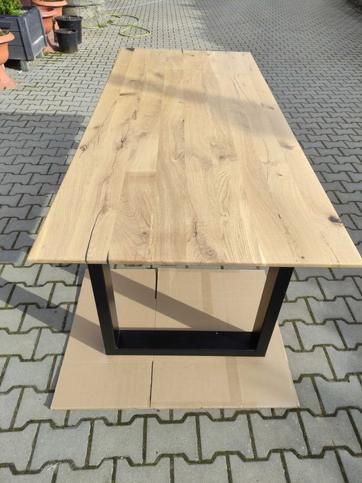 Stoł debowy  naturalny140-75