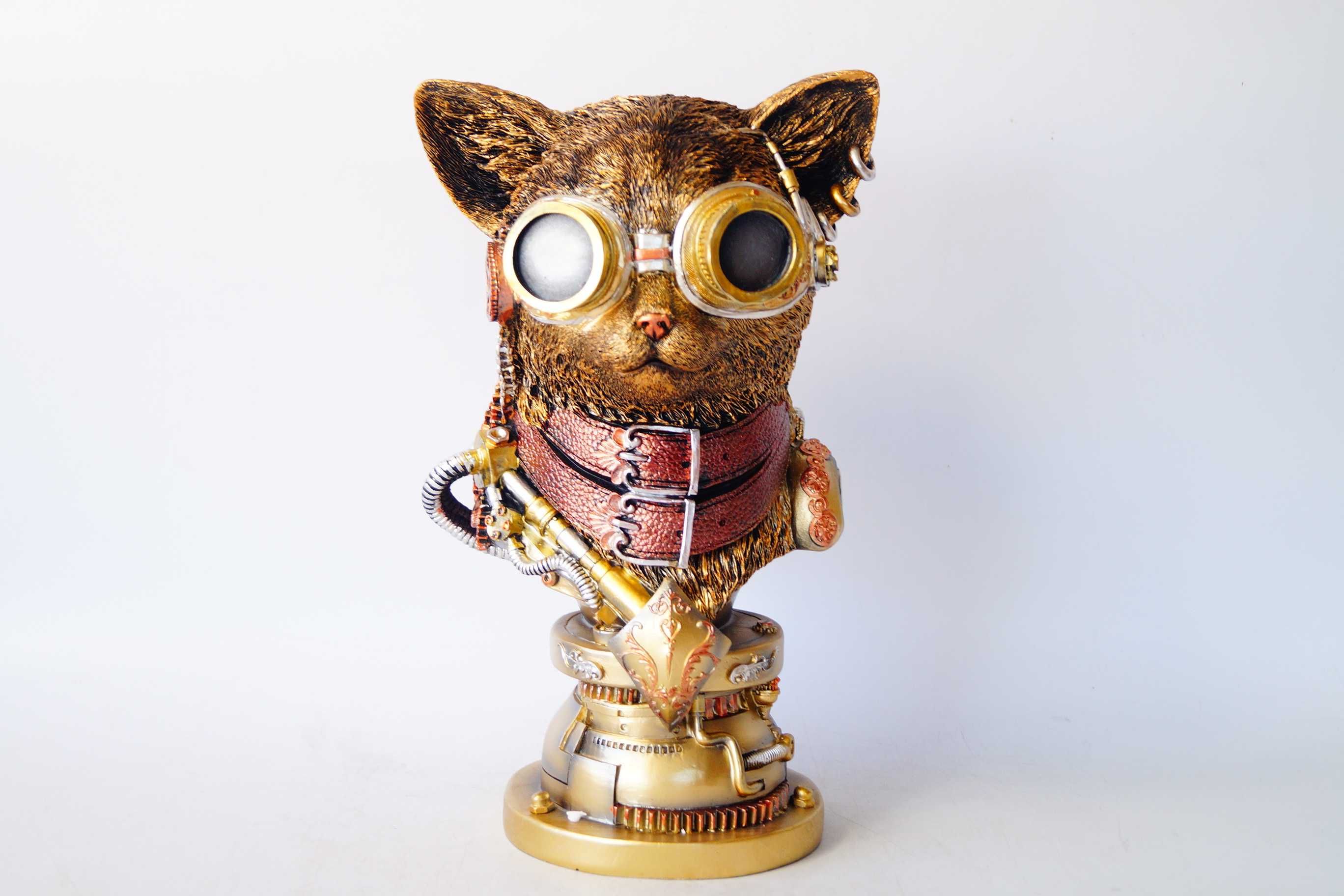 STEAMPUNK figura KOT kotek śmieszny