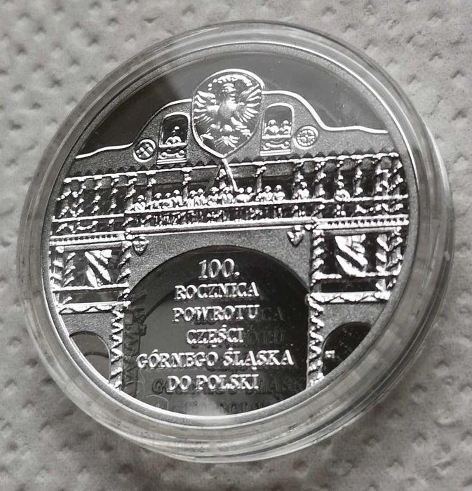 Kolekcjonerskie 10 zł 2022 r. powrót Górnego Śląska do Polski