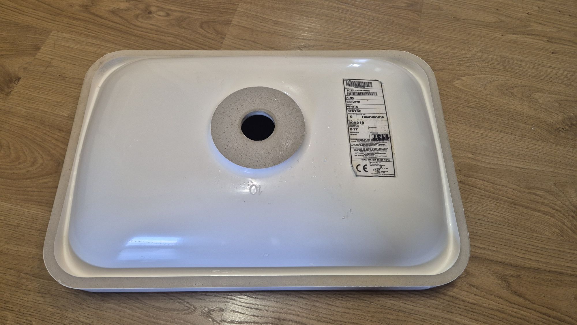 Umywalka konglomeratowa wpuszczana w blat 55 x 37 Aino