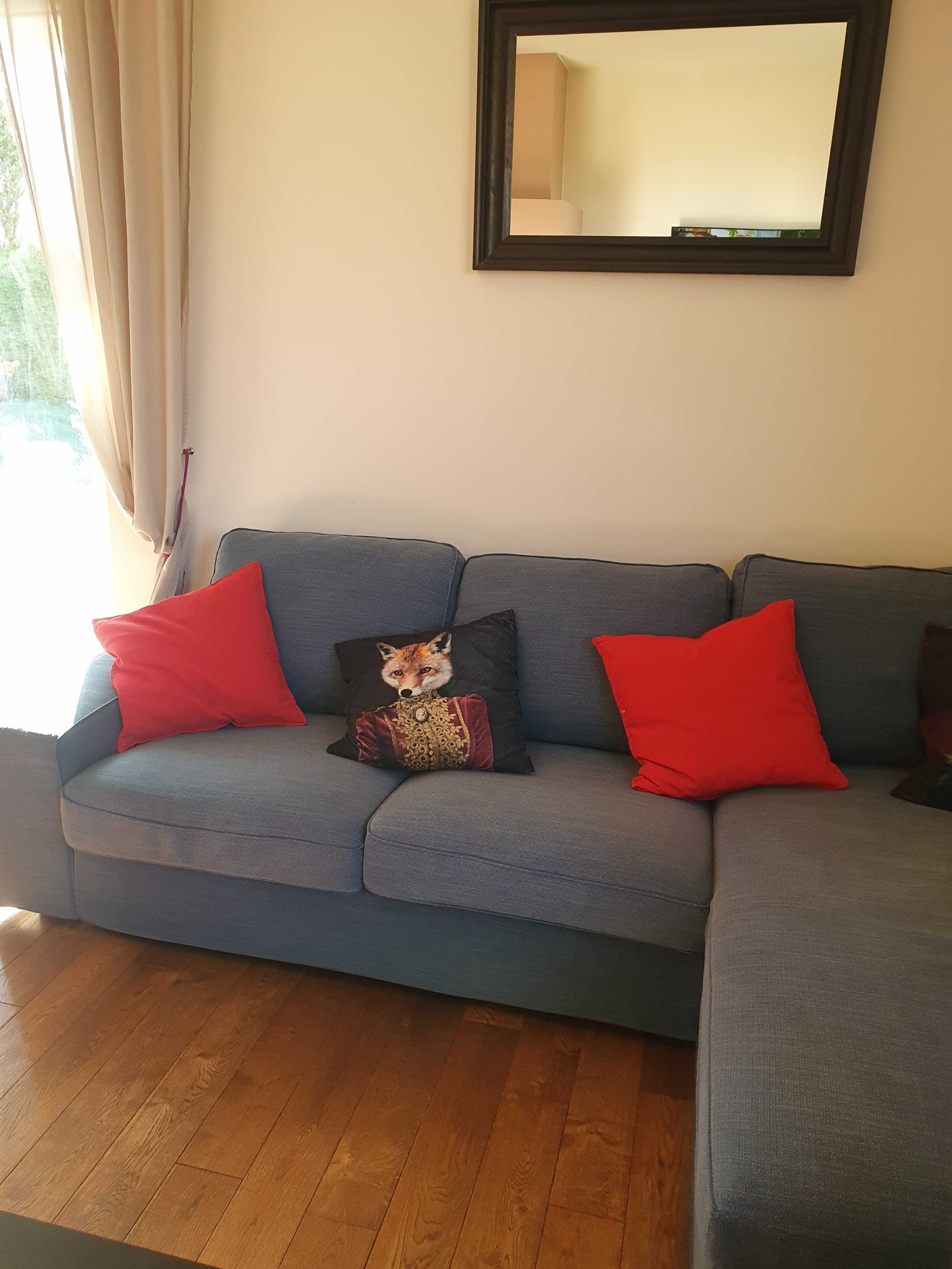 Sofa 3 osobowa z szezlongiem KIVIK