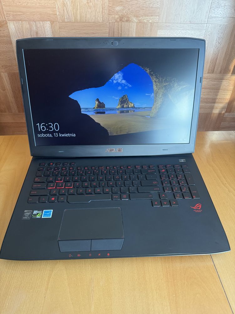 Asus ROG G750J 17 cali i7 16g gtx970m ssd 500 oryg zasilacz +pudełko