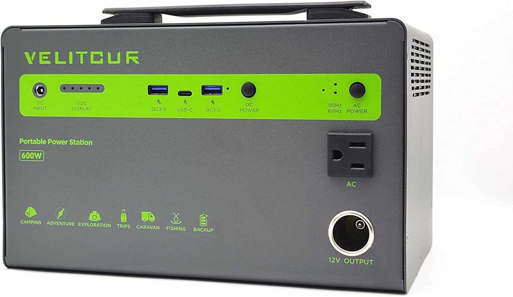 Зарядна станція-повербанк Velitcur 691 Wh (216000mAh) LiFePO 110В