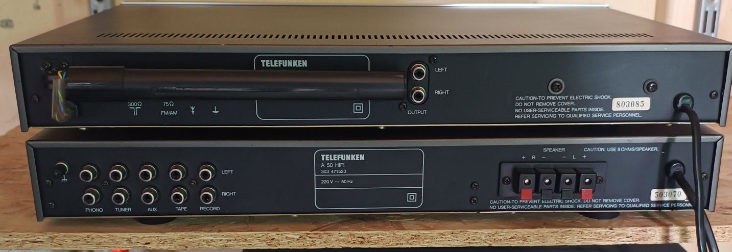 Wzmacniacz+tuner Telefunken A50 T80