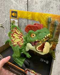 Інтерактивний Динозавр Дилофозавр | Jurassic World Toys Dinosaur