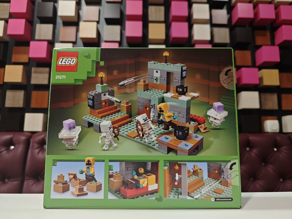Конструктор LEGO Minecraft 21271 Камера Випробувань (322 Деталі)