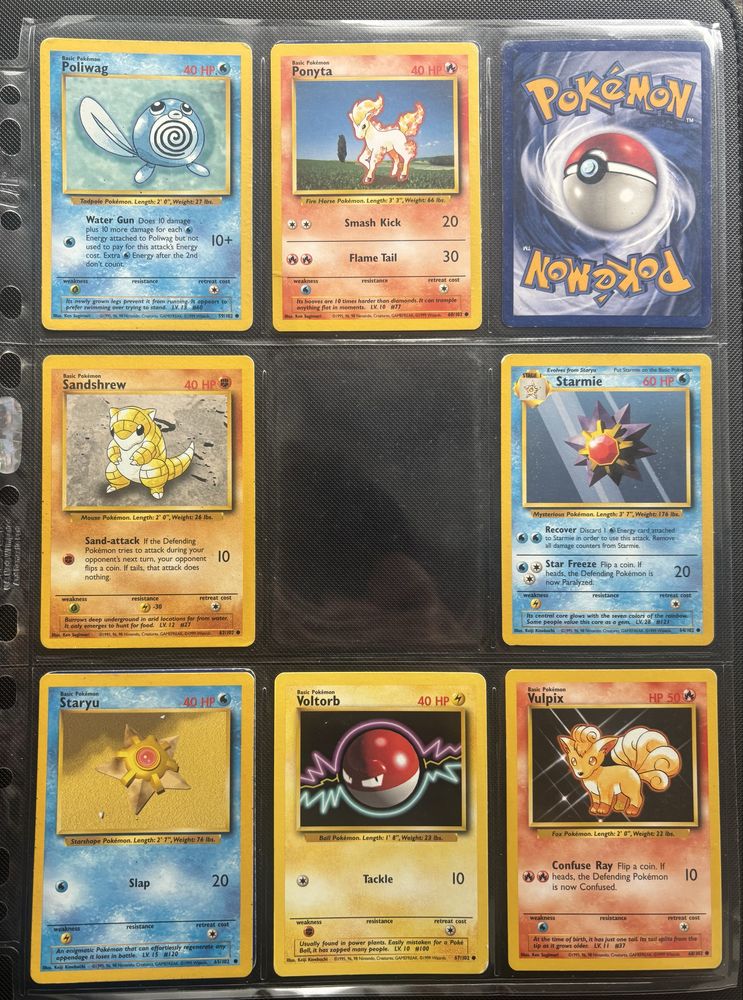 Cartas Pokemon Base Set ingles