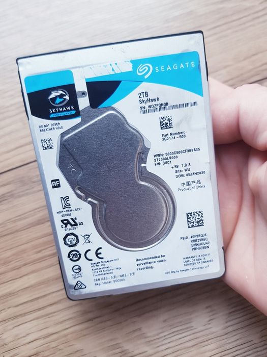 Dysk twardy HDD  2 TB 2,5' Seagate Skyhawk PC Laptop Xbox PS4 NAS
