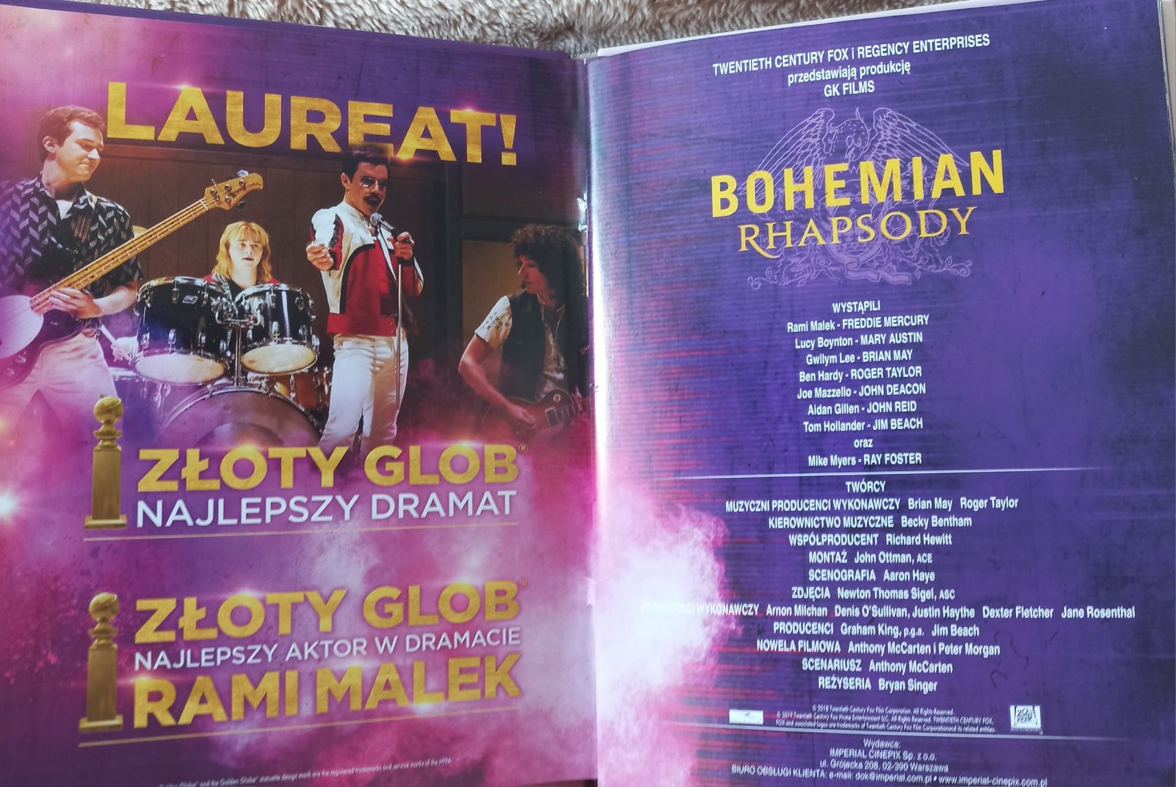 Książka I film Bohemian Rhapsody