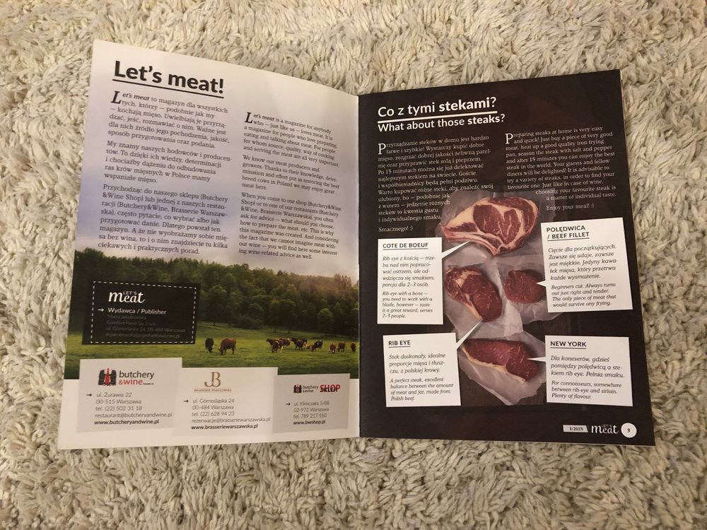 Let s. Meat No 1/2015 magazyn tych, którzy kochają mięso