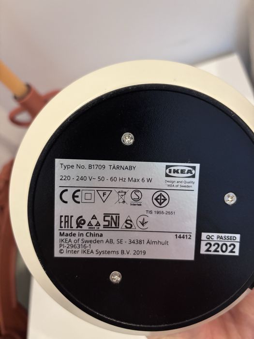 Candeeiro de mesa Ikea Tärnaby