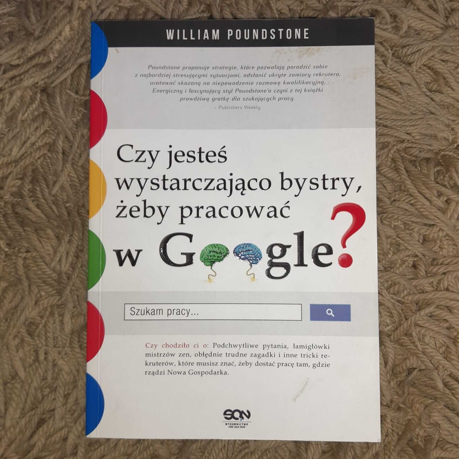 Czy jesteś wystarczająco bystry, żeby pracować w Google?
Poundstone