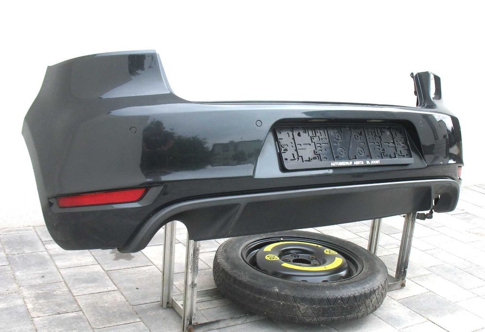 VW Golf VI 6 GTI GTD zderzak tył 4x PDC kolor LA9W