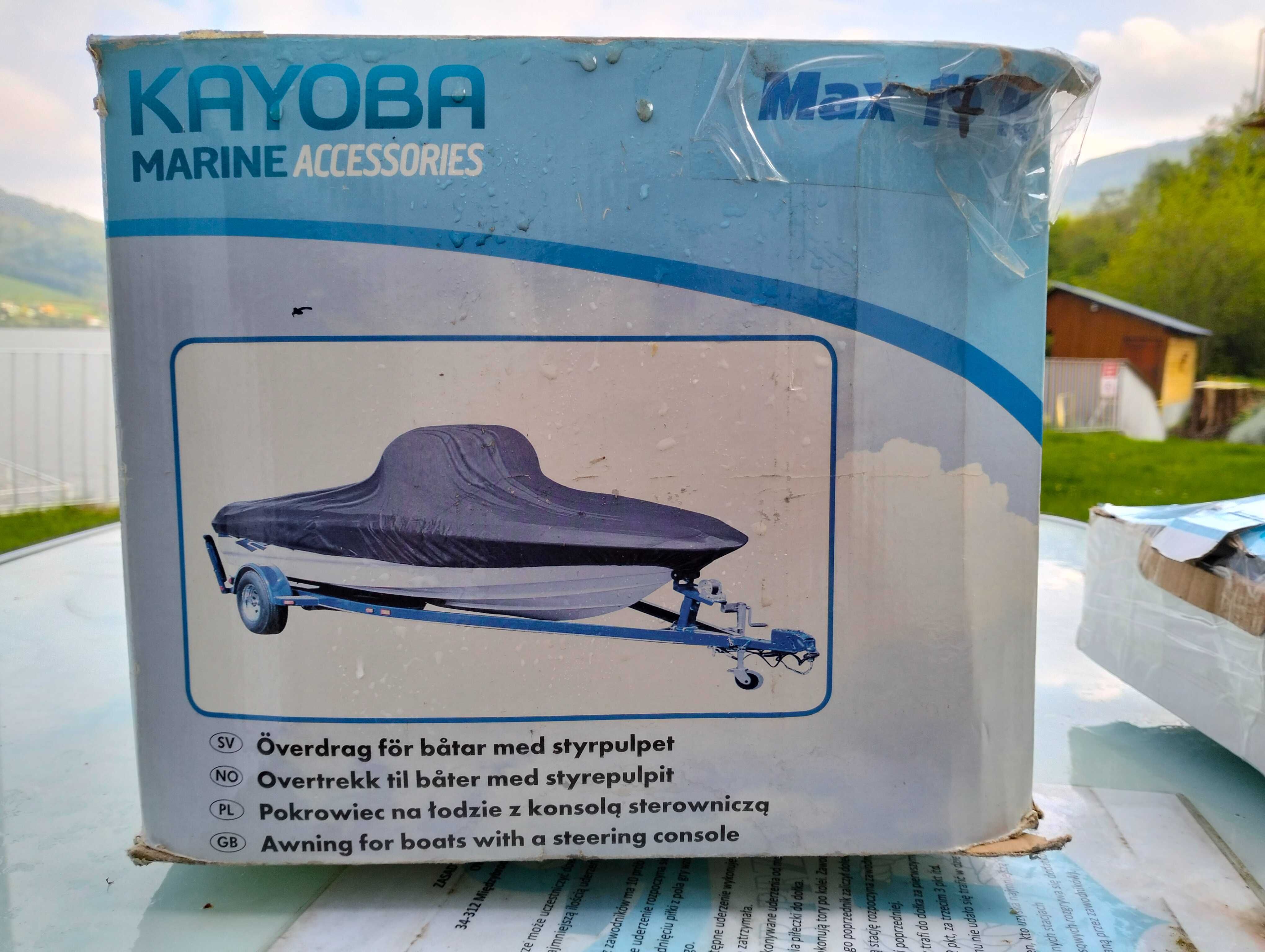Pokrowiec na Łódź z konsolą Jula Kayoba Marine Długość 5,25m Szer. 2,2