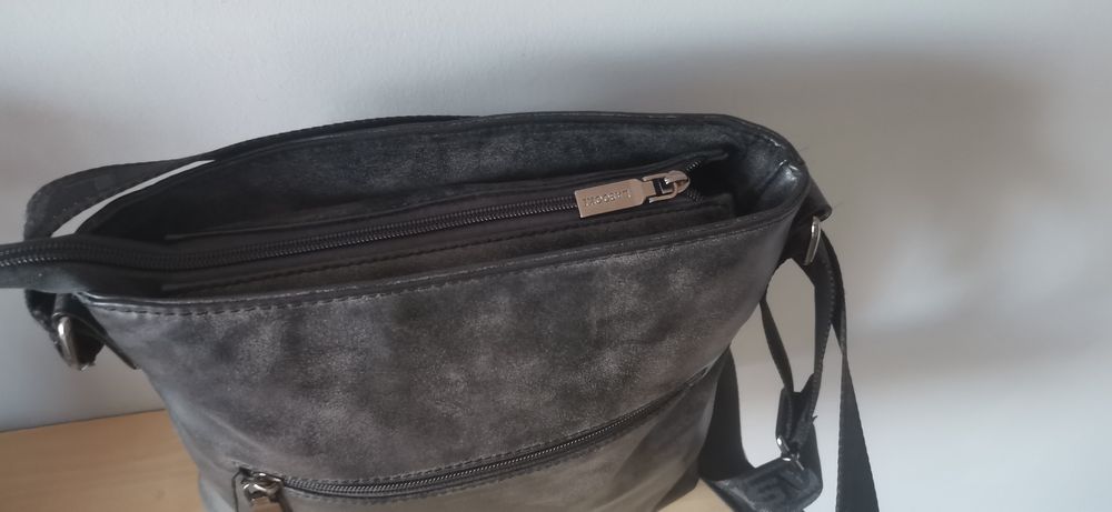 Listonoszka męska, skóra, stan idealny, Lasocki