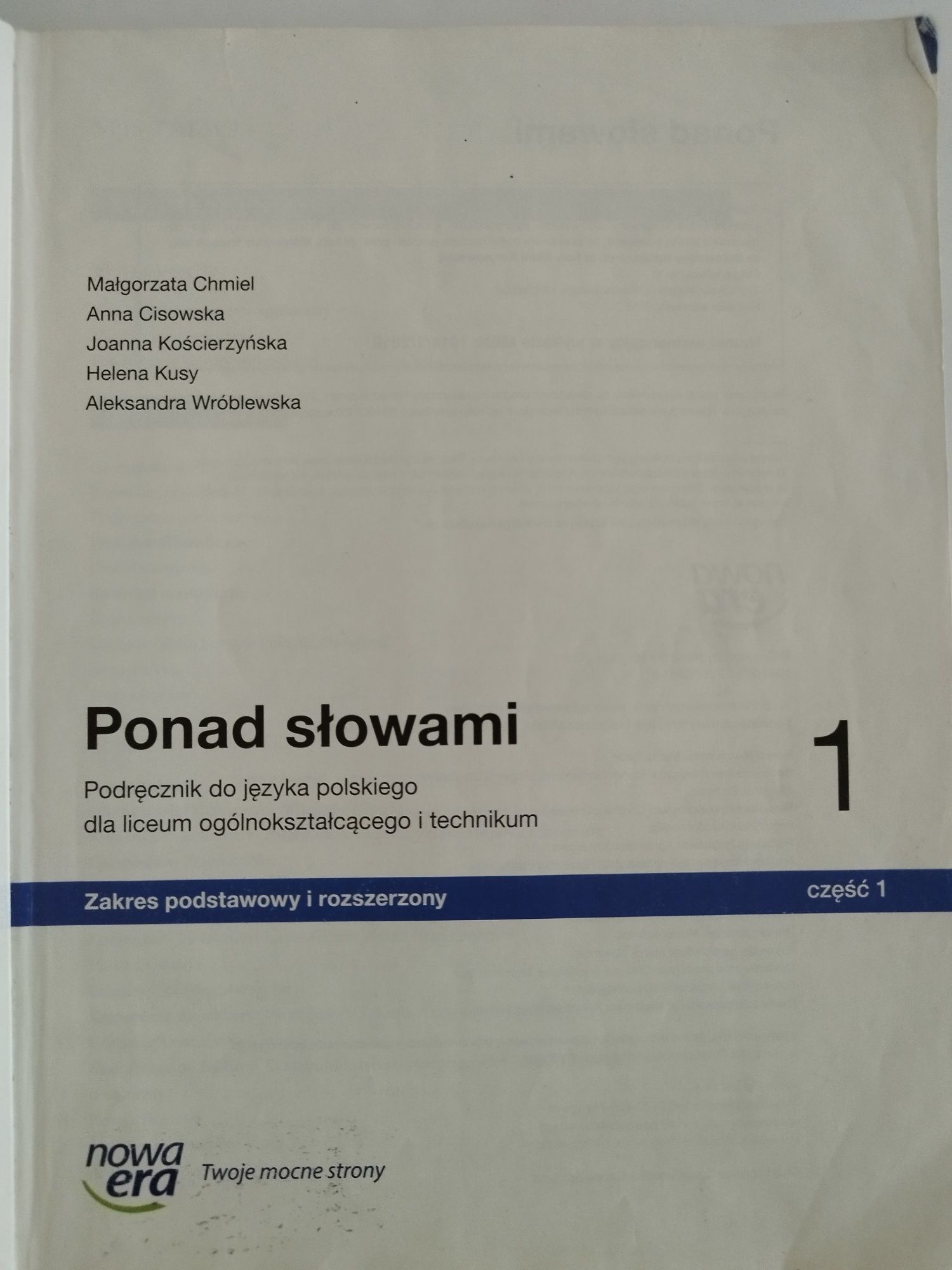 Ponad słowami 1. Część 1.