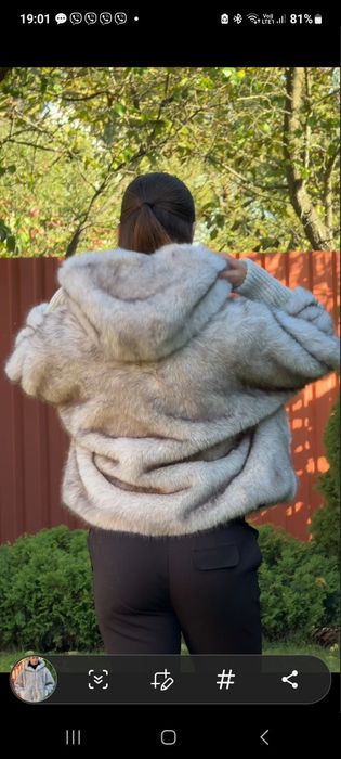 Шуба з екохутро типу ZARA