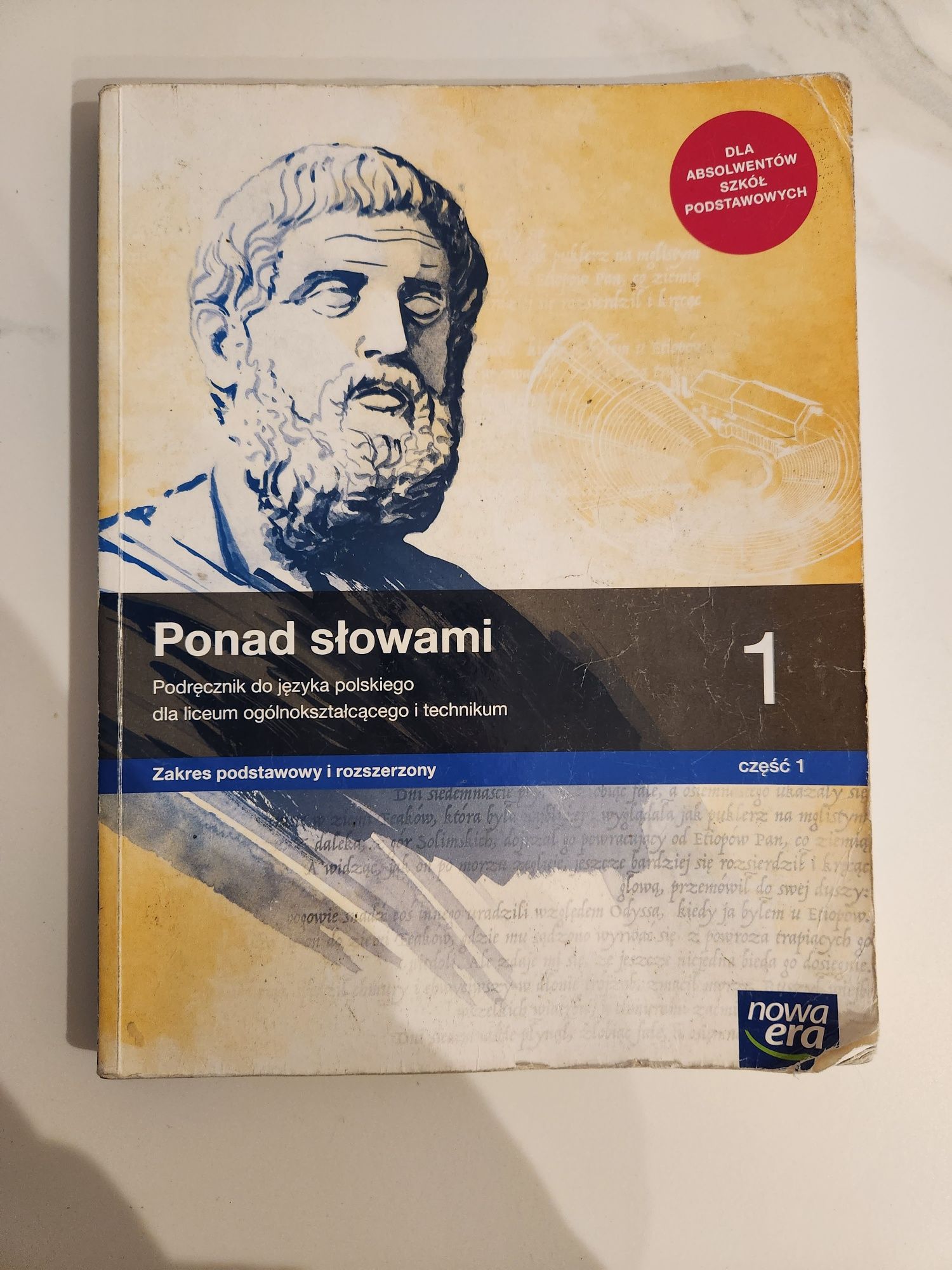 Podręcznik Ponad słowami 1 język polski nowa era liceum technikum