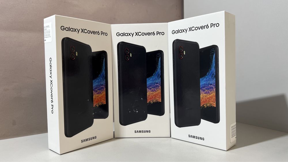 Telefon Nowy Samsung XCOVER 6 PRO 6/128 GB G736 CZARNY BEZ RAT
