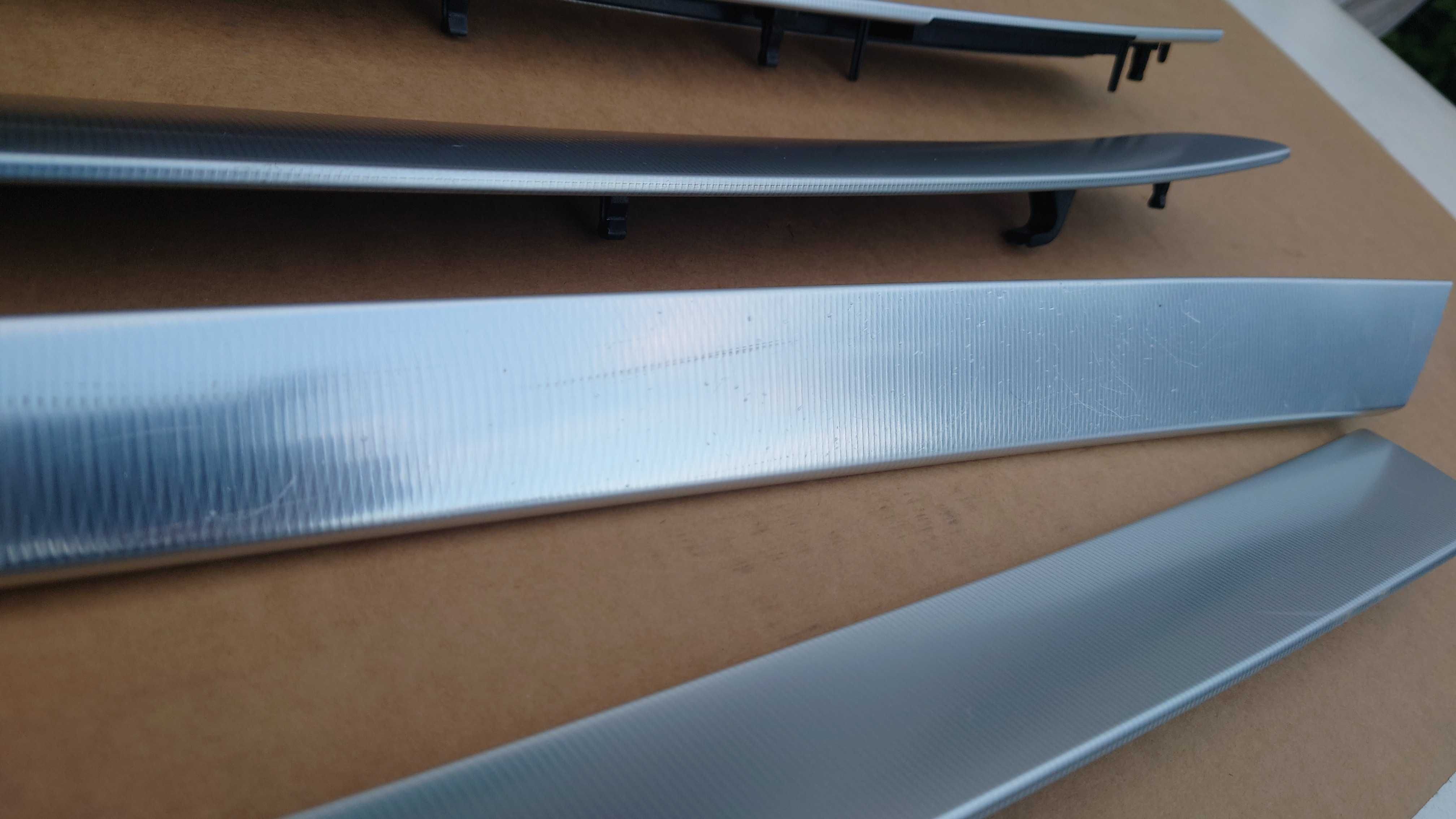 Dekory listwy, tunel środkowy, panel MMI(3G - AUDI A6 C6 Lift)
