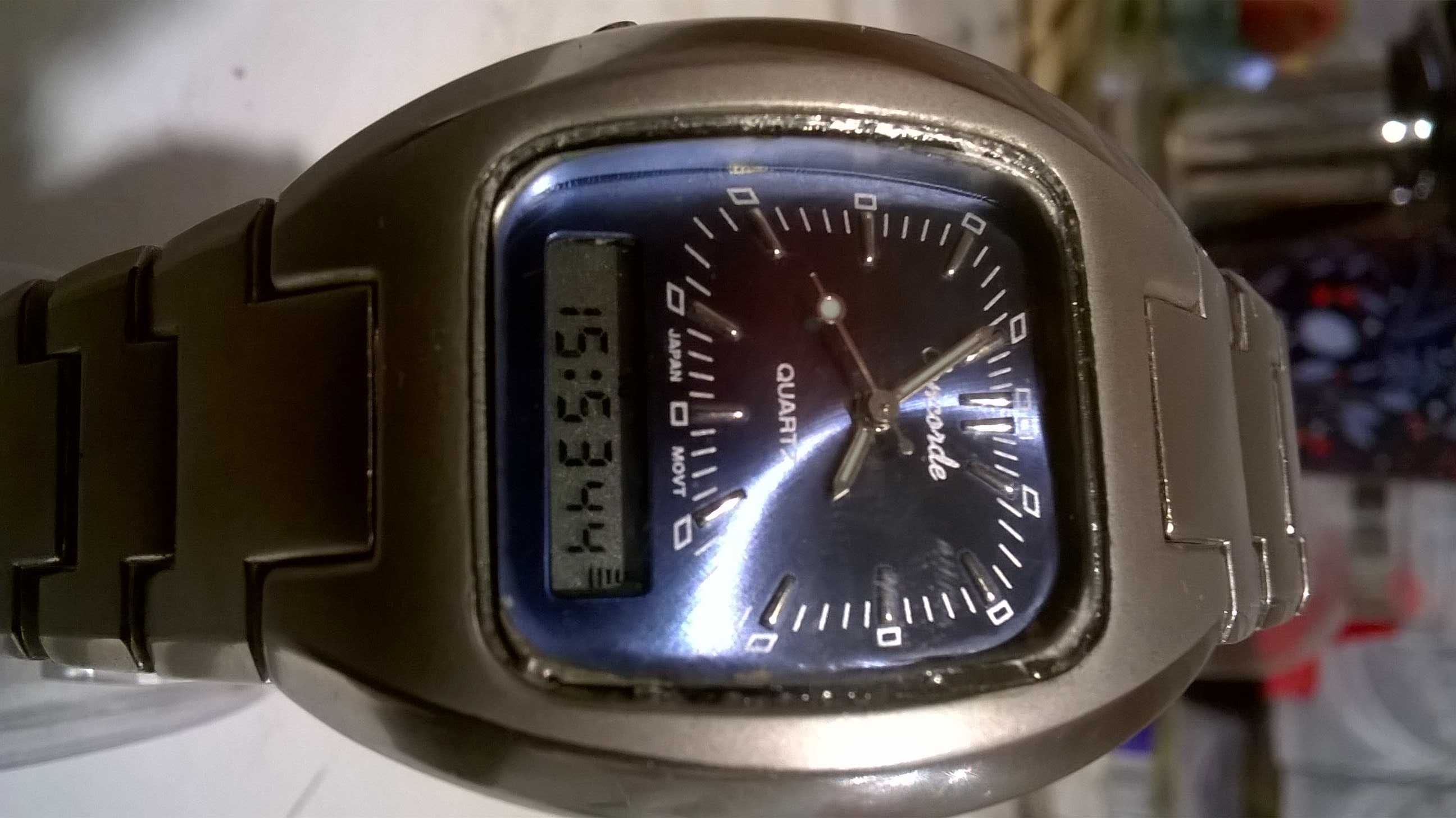 zegarek męski 2 w 1-nym; kwarcowy; CONCORDE z bransoletką