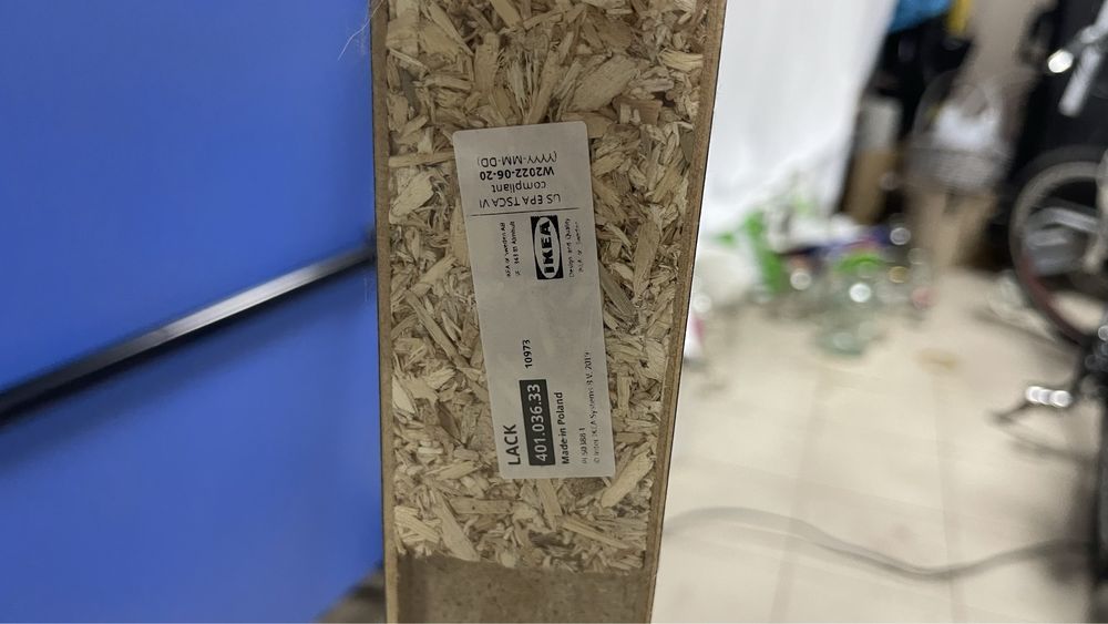 Поличка Ikea в упаковці 110*26 см зі скритим кріпленням