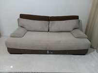 Sofa rozkładana welurowa