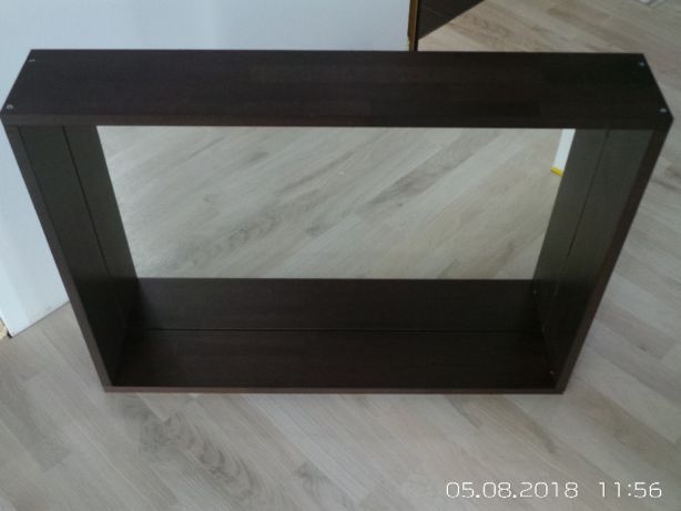 IKEA MOLGER Lustro łazienkowe, do łazienki C. Brąz 60x80cm CZEKOLADOWY