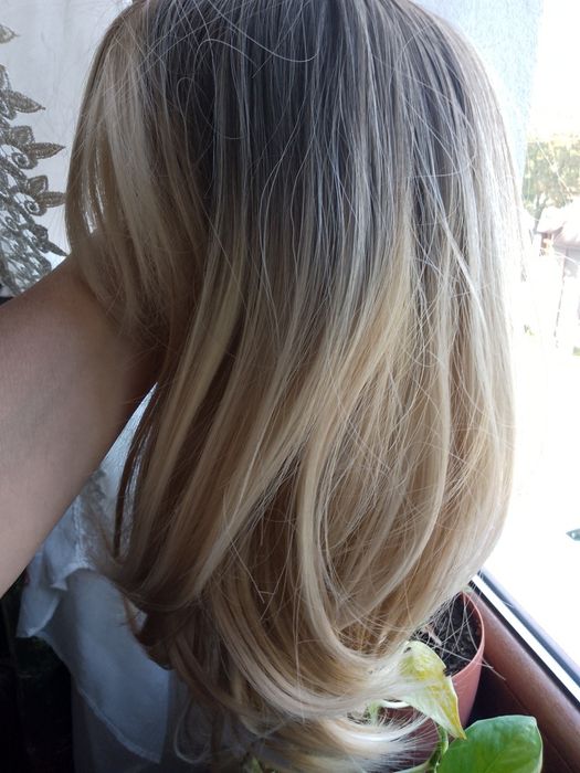 Peruka blond włosy,piękne