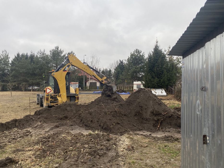 Usługi minikoparka koparka koparko ładowarka