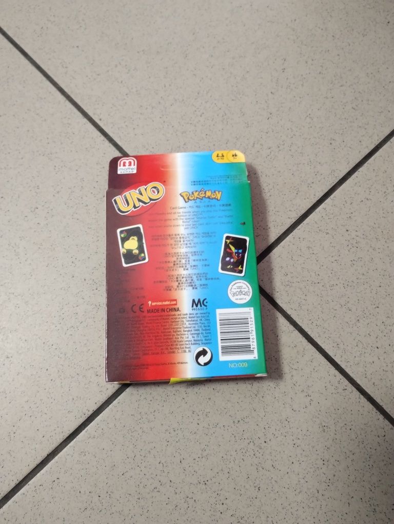 Karty Uno Pokemon