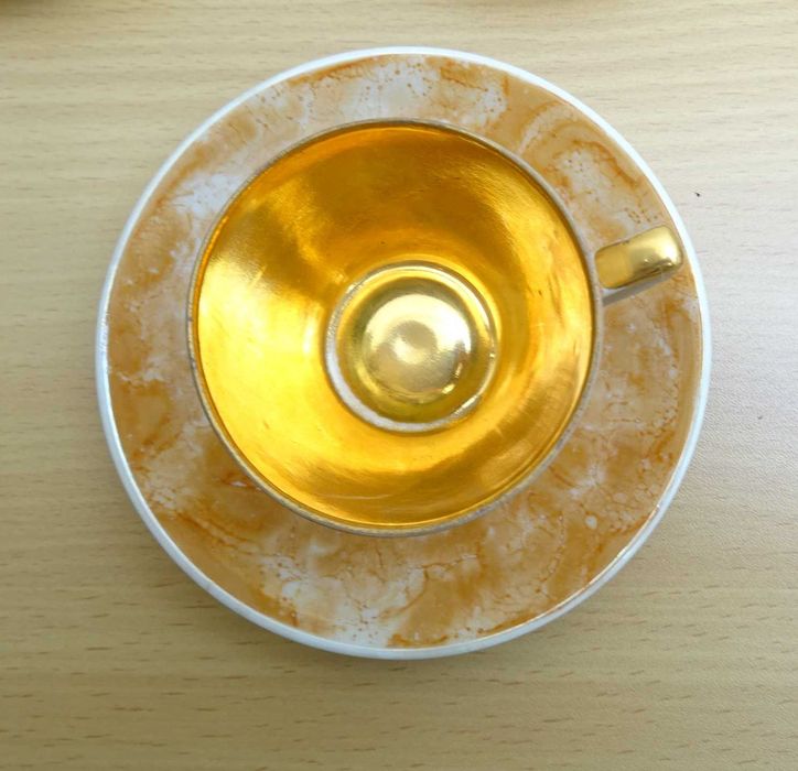 PRL, Chodzież serwis złoty marmurek