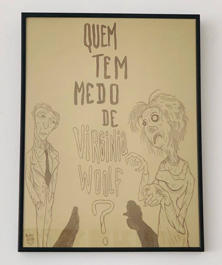 'Quem tem medo de Virginia Woolf' Quadro de Pedro Zamith