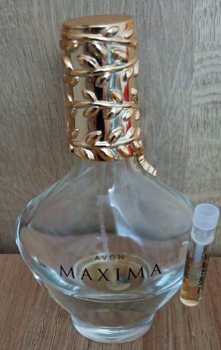 "Maxima" woda perf.Avon pusty flakon+gratis