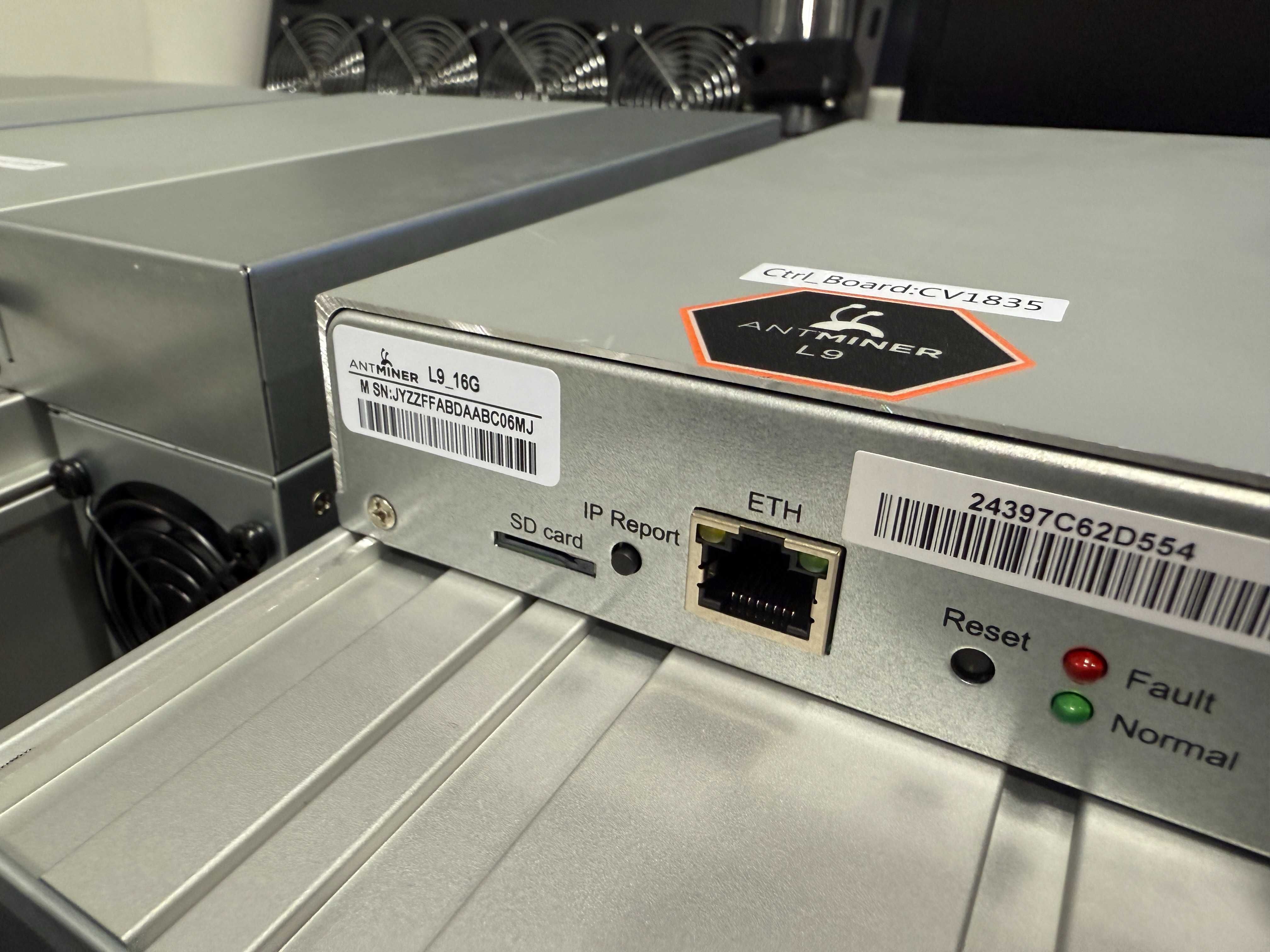 NEW Antminer L9 16 Gh - Amlogic miner Asic Bitmain, Майнер + Гарантія